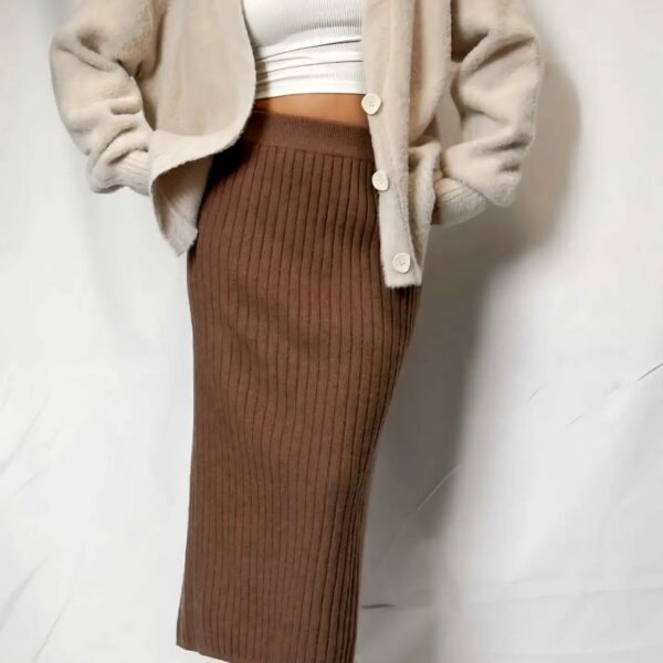 UB-3757 Ladies Office Skirt Spring High Waist Elegant Long Skirt Party Club