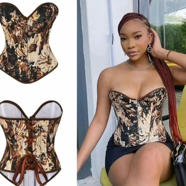 T3808# Medieval Corset Top