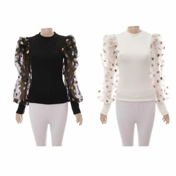 S-11954 Women Dolman Sleeve Round Neck Top