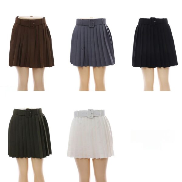 QZ-3544 Mini Knife Pleat Skirts