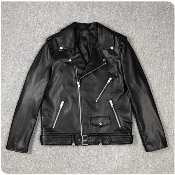 Spring And Autumn Natural Leather Jacket C2787-1